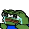 PeepoCryFall emote