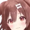 KoroneFukireta emote