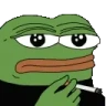 PepeSmoke emote