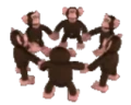 monkeyCircle emote