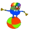ClownRoll emote