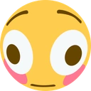 Flushed Twitch emote