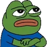 pepeEyeRoll emote