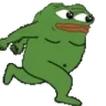 pepeNarutoRun emote