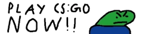 PLAYCSGONOWMADGE emote