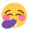 eggplantBlush emote