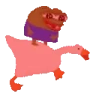 PartyPeepoShortOnAGoose emote