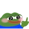 peepoBlushFinger emote