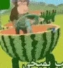 MONKEYINAWATERMELONTRAINWTFTHISISCRAZY emote