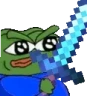 PeepoDiamondSword emote