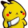 pikachuKnife emote