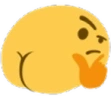 thinkass emote