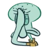 SquidwardFacepalm emote
