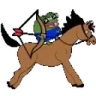 peepoArcherOnAHorse emote