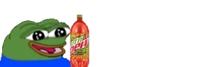 peepoHappyDrinksAMountainDewUproarButTurnsIntoPeepoSadWhenHeFinishesItSoHePeepoLeavesAndGetsAnother1 emote