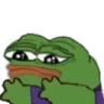 peepoHugged emote