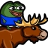 PepeOnAMoose emote