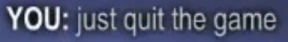justQuit emote