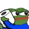 PeepoToiletPaperMine emote