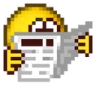 ReadingButShakingMyHeadDisapprovinglySoYouKnowIDontAgreeWithItAndLookingUpAtYouToMakeSureYouNotice emote