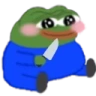 peepoSitKnife emote