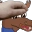 PETTHEMOOSE emote in 7TV