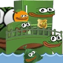 Fridgeonabridgeneararidgeandalsotheresacartridgetheretoowithanorangecleaningthegarbagewithabadge