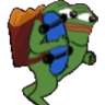 peepoRunAwayWithABackpackFullOfChickenNuggiesAndMySkateboard emote