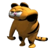 garfieldJam emote