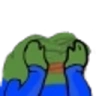 peepoShyHide emote