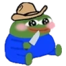 PeepoSitCowboyKnife emote