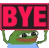 BYE emote
