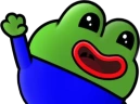 PeepoHey emote
