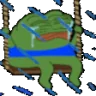 peepoSwingCryRain emote