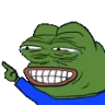 pepePointLeft emote