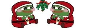 peepoSitMistletoe emote