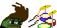 peepoDrumming emote