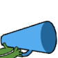 megaphone emote