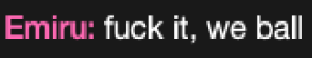 WeBall emote