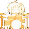 NijikaDrumming emote