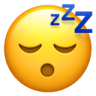 sleeping emote