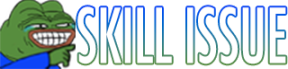 SKILLISSUE emote