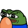 peepoLeaveWithEgg emote