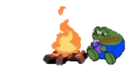 sadgepeepocryingnearthecampfireasnoneofhisfriendsshowup emote