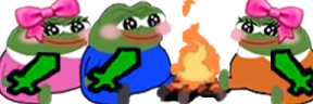 modsittingverycomfortablearoundacampfirewithitsfriends emote