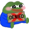 PeepoSitDenied emote