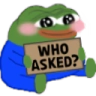 peepoSitWhoAsked emote