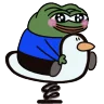 PeepoSitBouncy emote