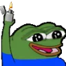 HappyPeepoLighter emote