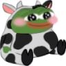 peepoSitCow emote